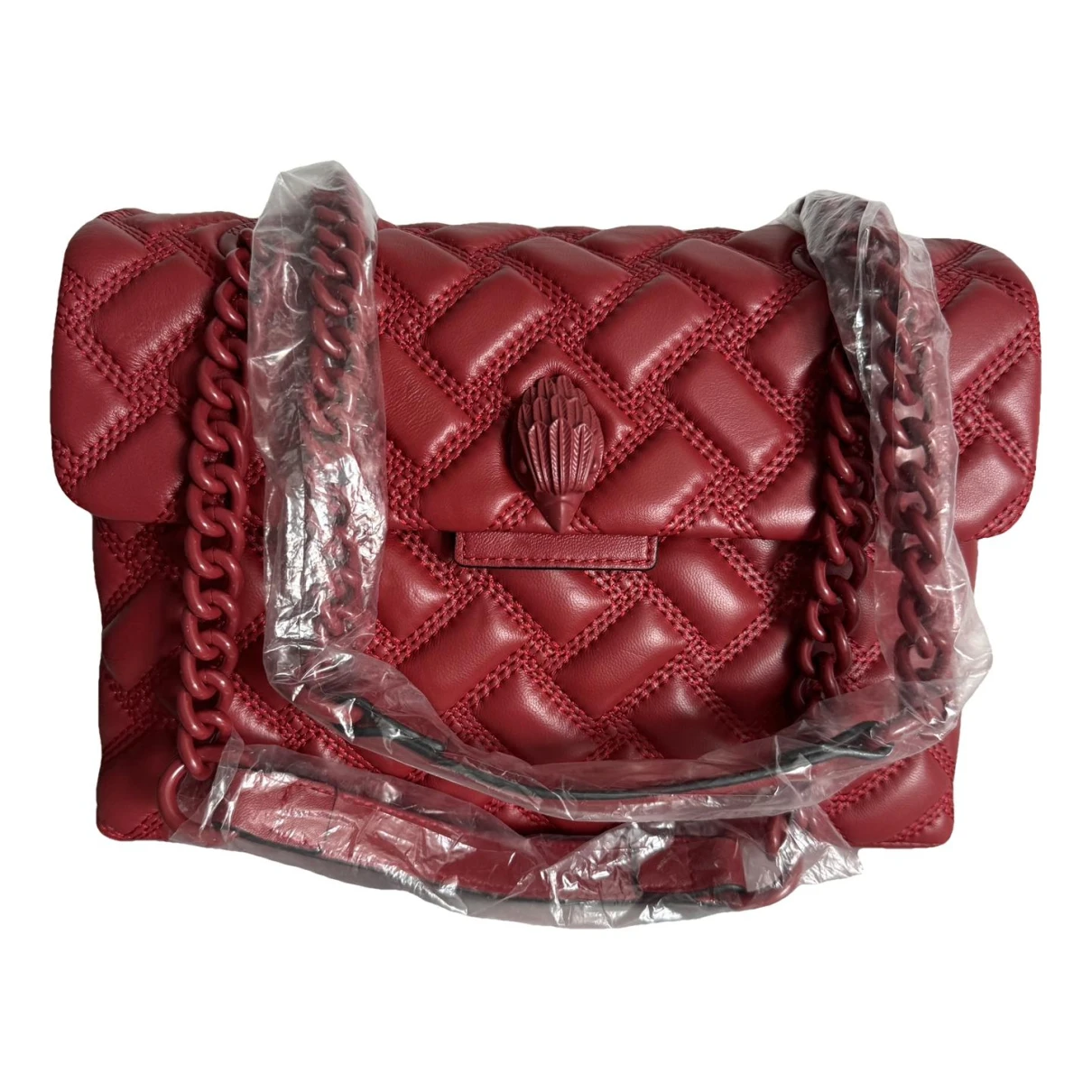 Pre-owned Kurt Geiger Leather Handbag In Red