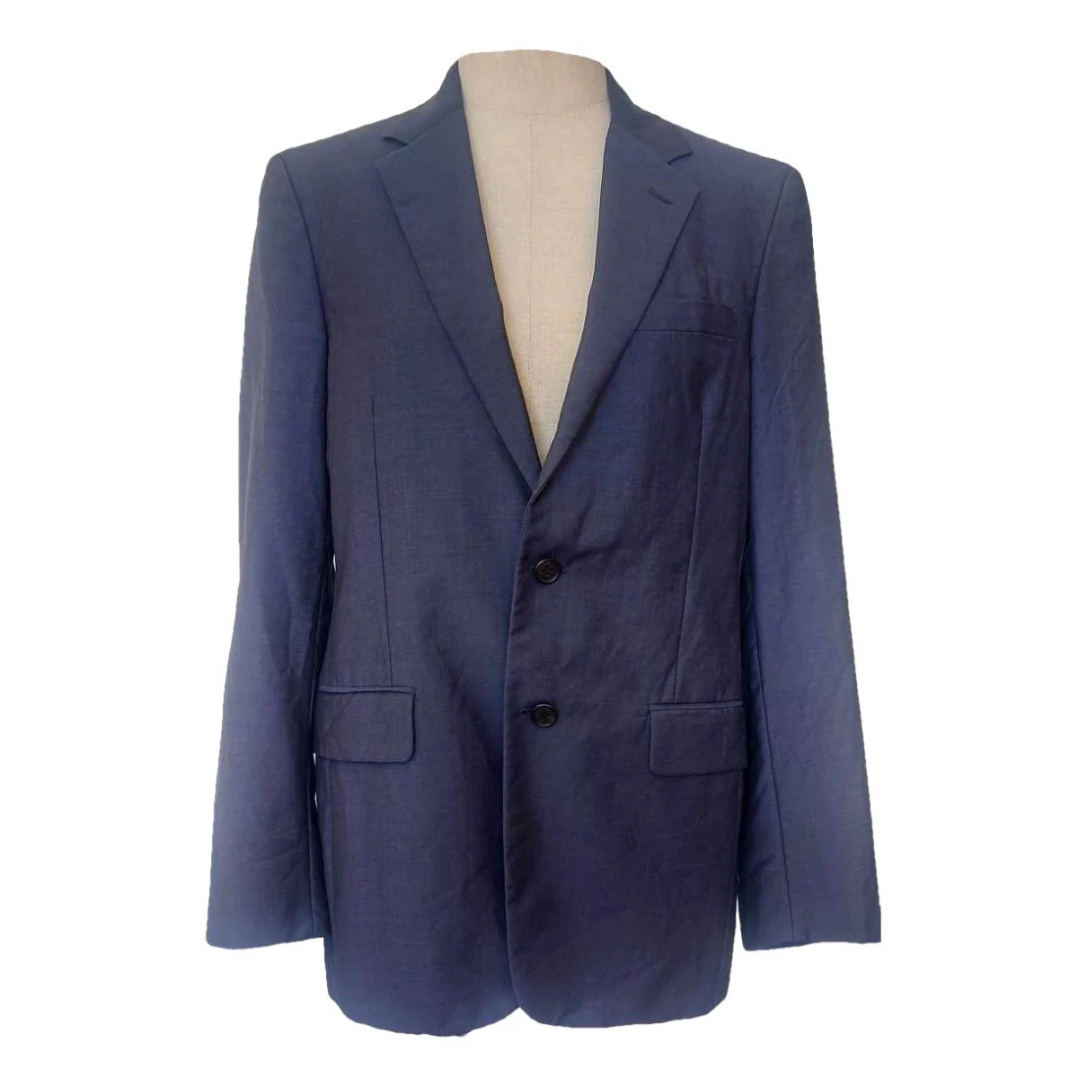 Pre-owned Prada Wool Vest In Blue