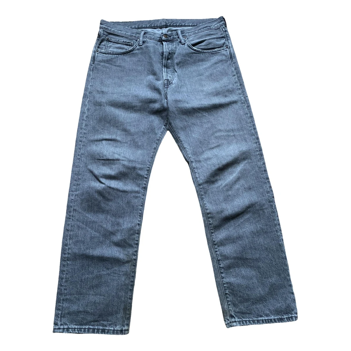 Pre-owned Acne Studios Straight Jeans In Grey