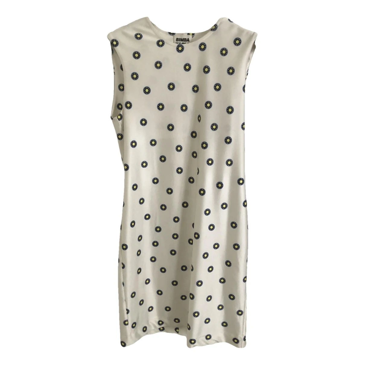 Pre-owned Bimba Y Lola Mid-length Dress In White