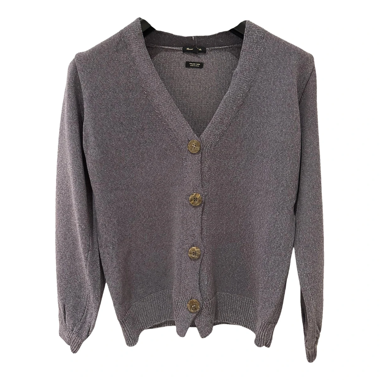 Pre-owned Massimo Dutti Cardigan In Grey