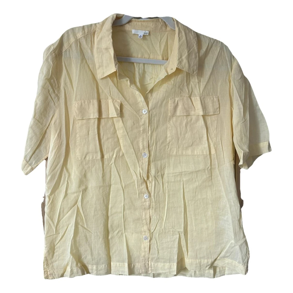 Pre-owned Skin Shirt In Yellow
