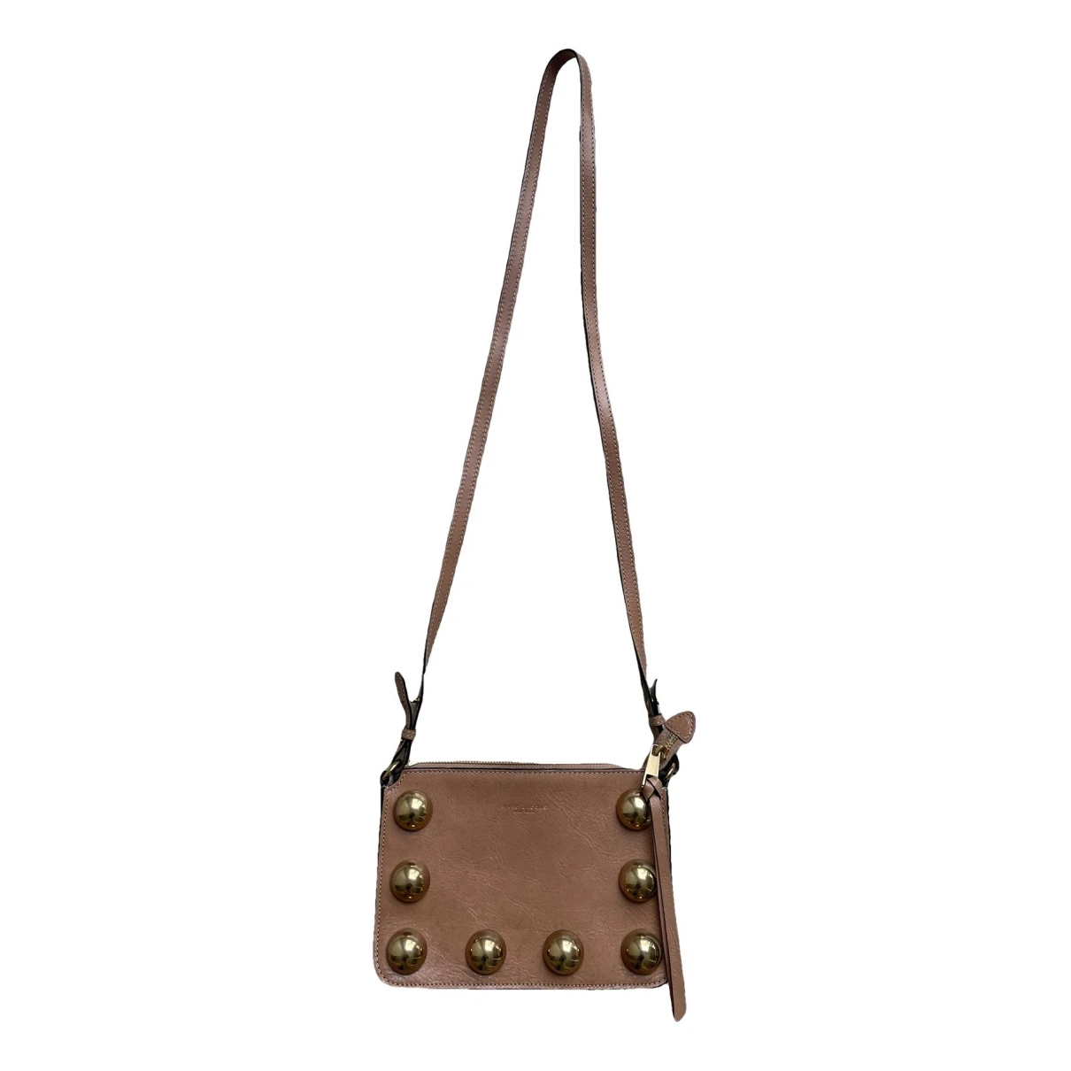 Pre-owned Marc Jacobs Snapshot Leather Clutch Bag In Brown