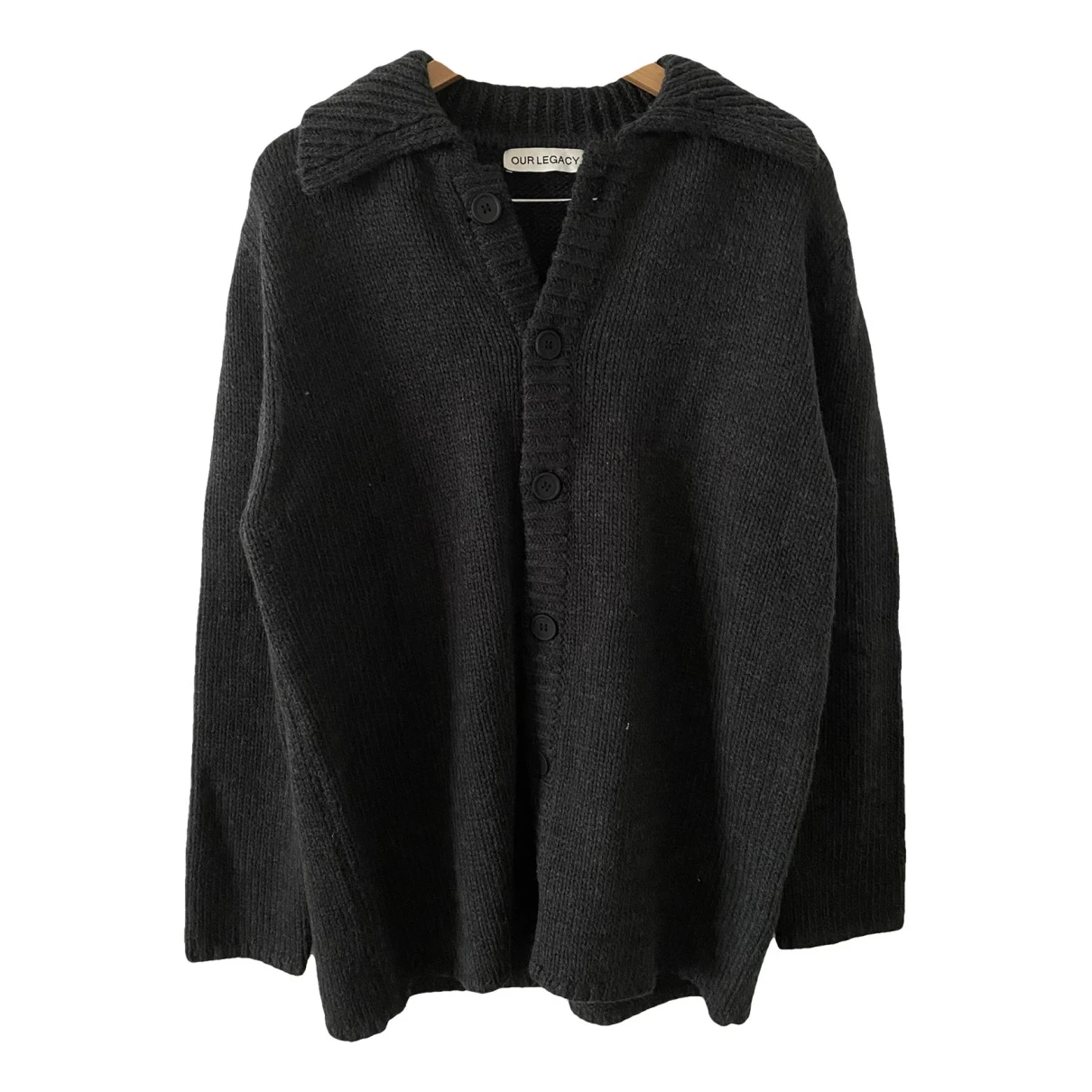 Pre-owned Our Legacy Wool Knitwear & Sweatshirt In Anthracite