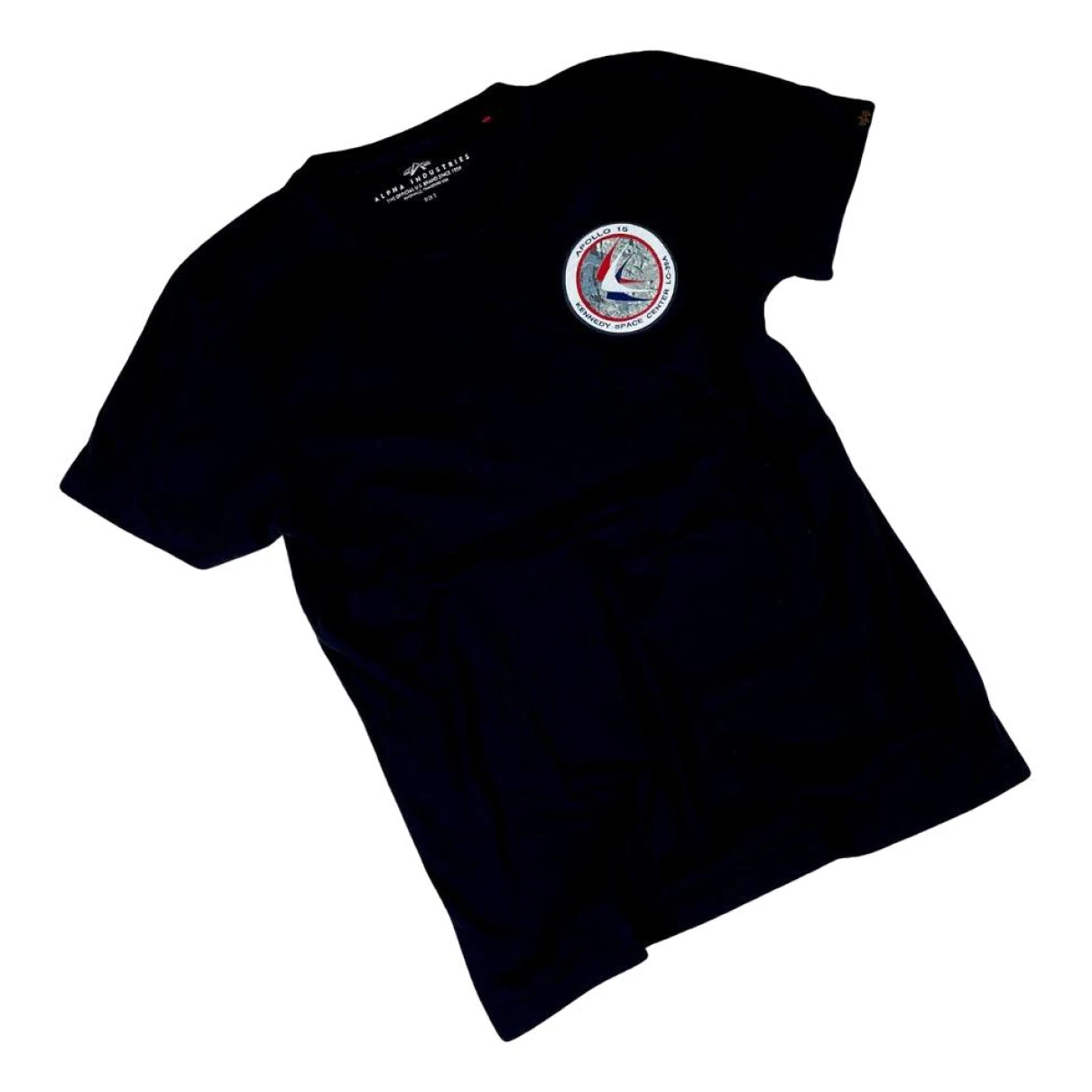 Pre-owned Alpha Industries T-shirt In Navy