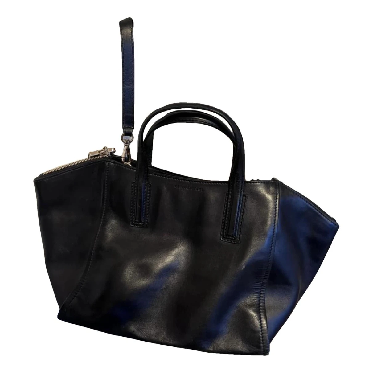Pre-owned Gerard Darel Leather Crossbody Bag In Black