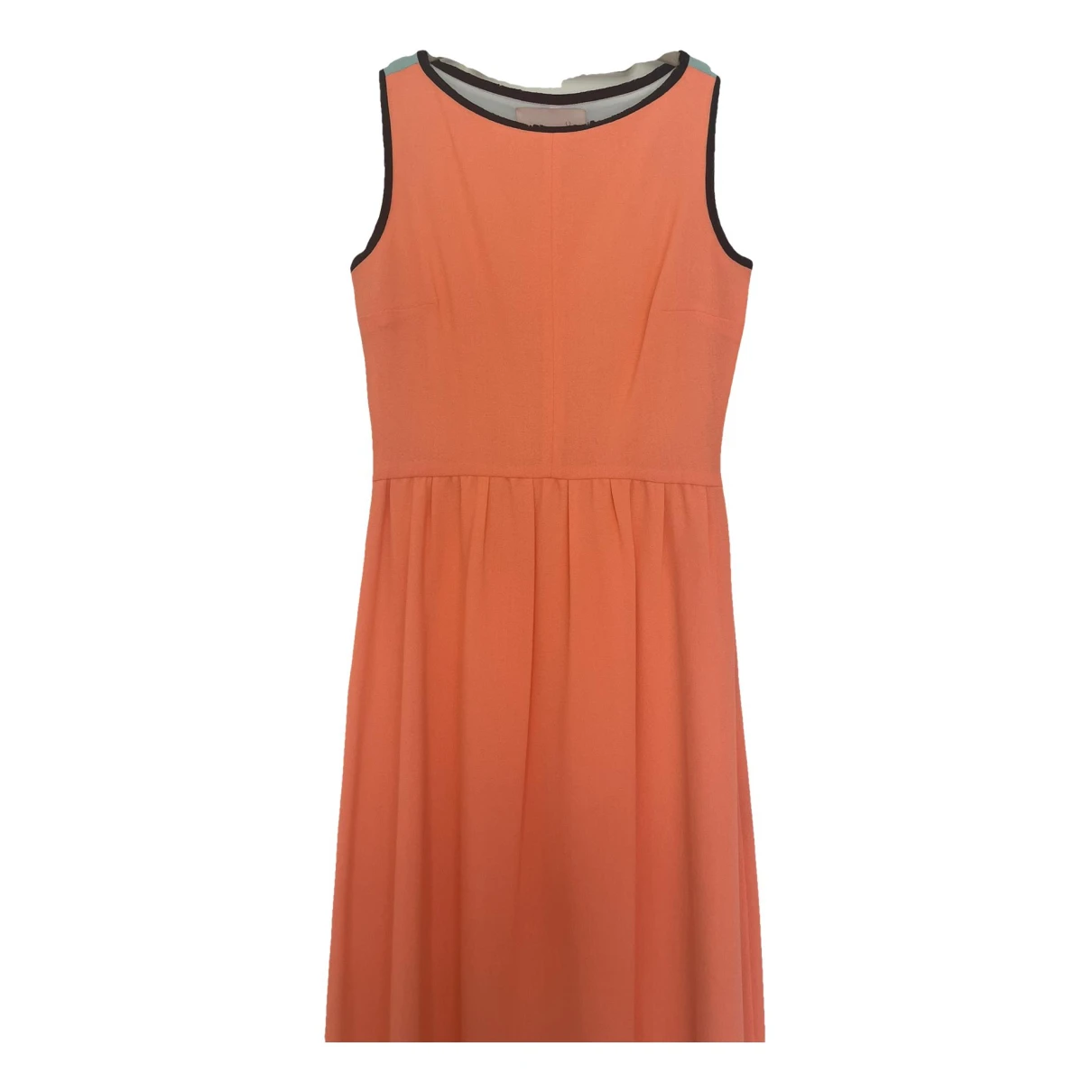 Pre-owned Roksanda Ilincic Silk Mid-length Dress In Orange