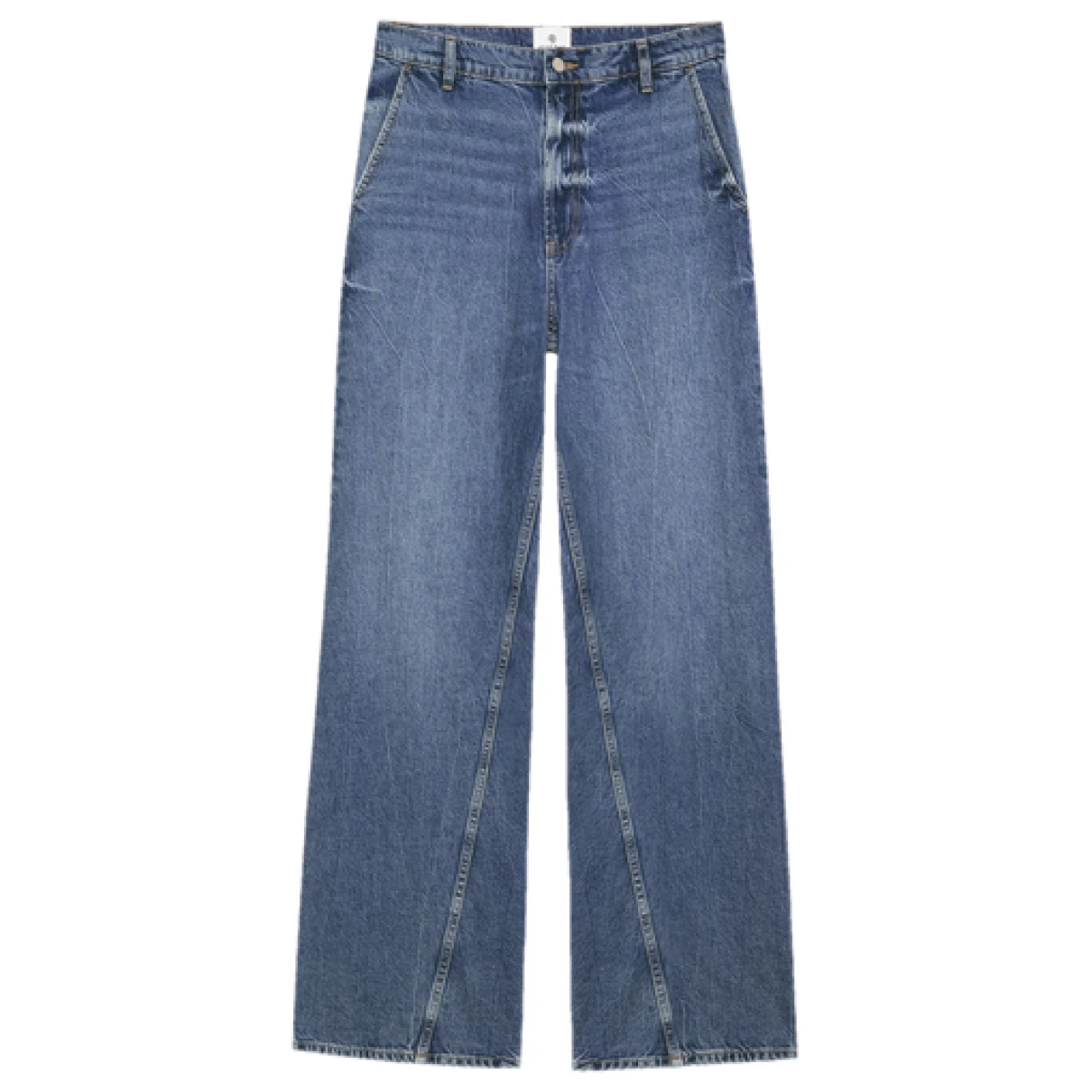 Pre-owned Anine Bing Jeans In Blue