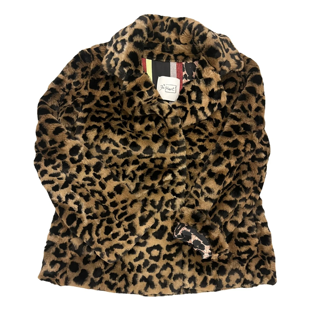 Pre-owned De' Hart Faux Fur Caban In Other