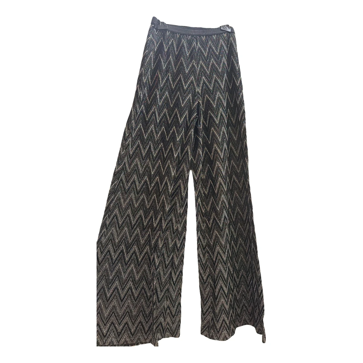 Pre-owned M Missoni Trousers In Silver