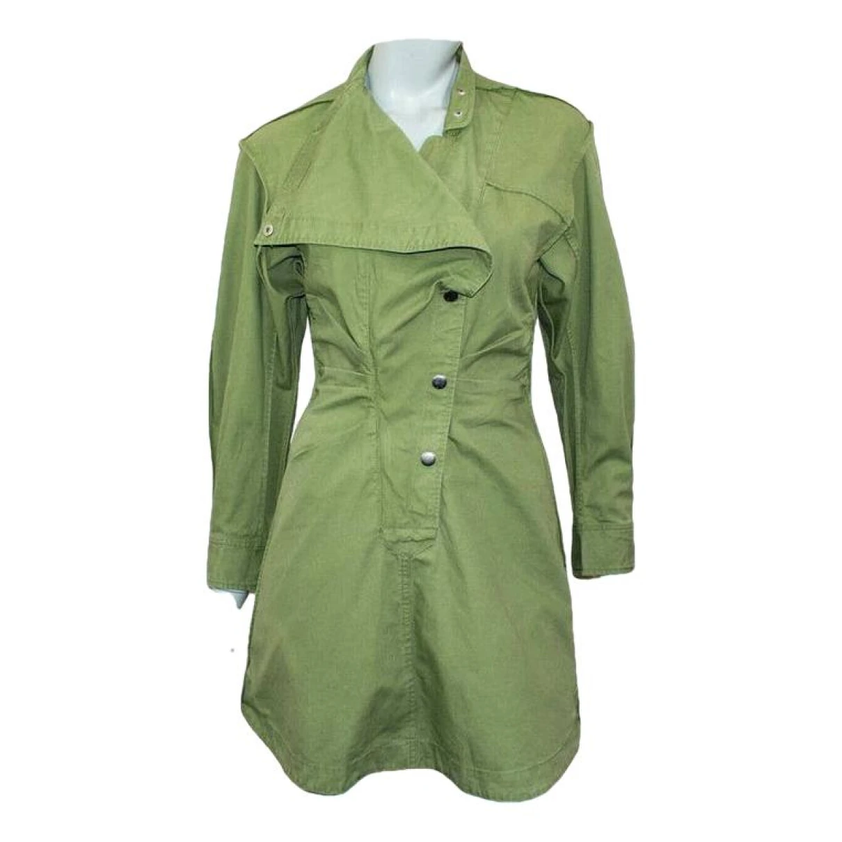 Pre-owned Isabel Marant Étoile Mini Dress In Green