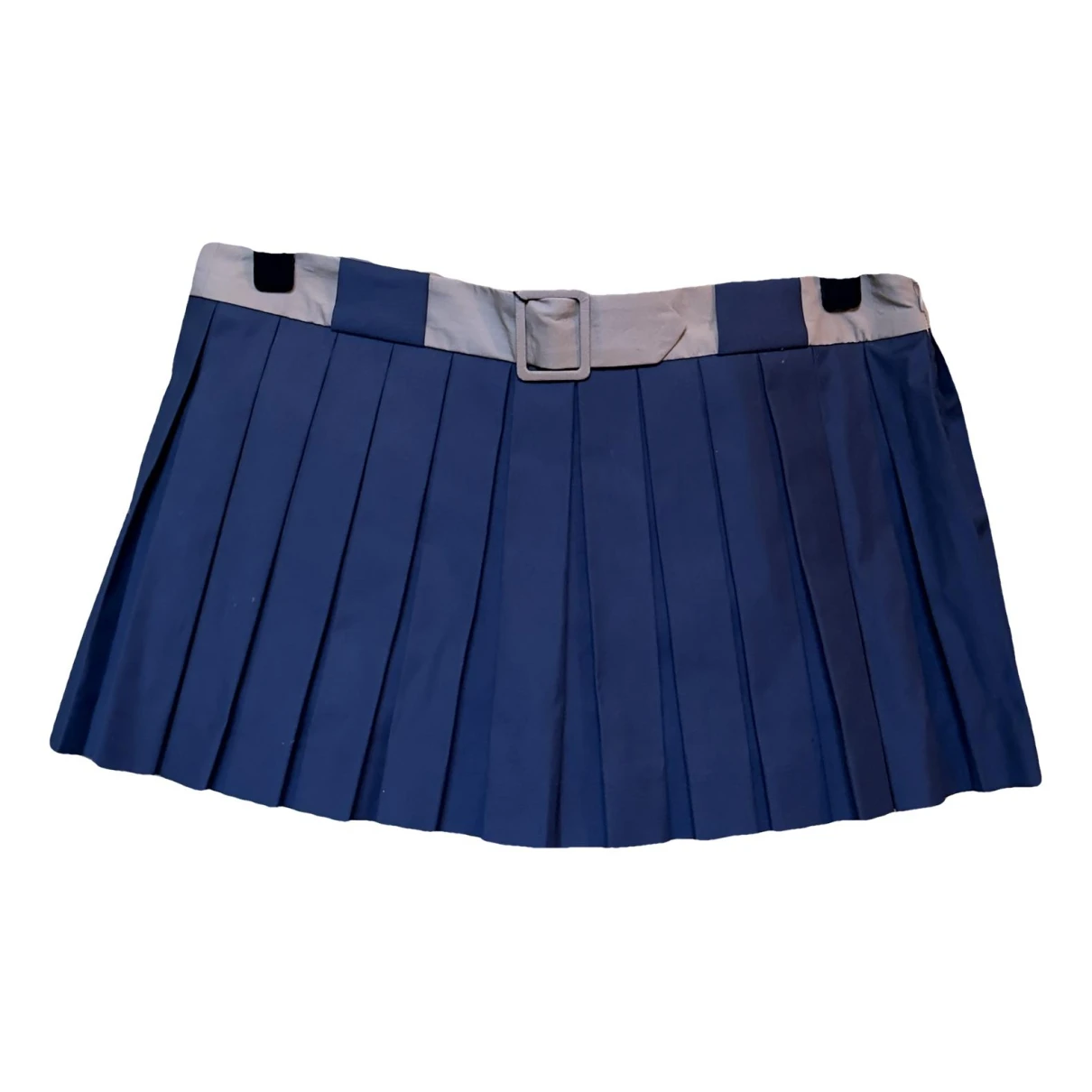 Pre-owned Orseund Iris Mini Skirt In Blue