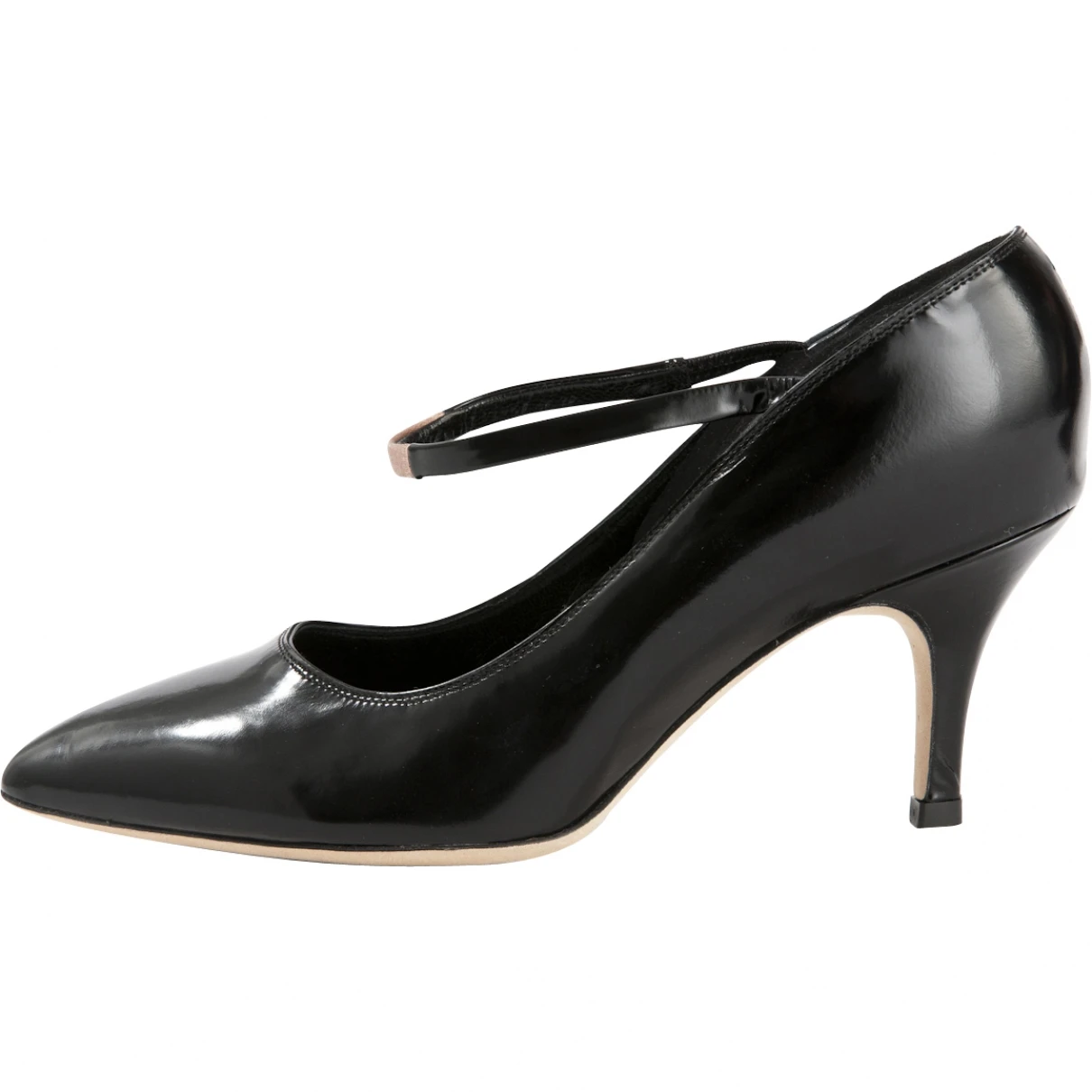 Pre-owned Marc Jacobs Leather Heels In Black