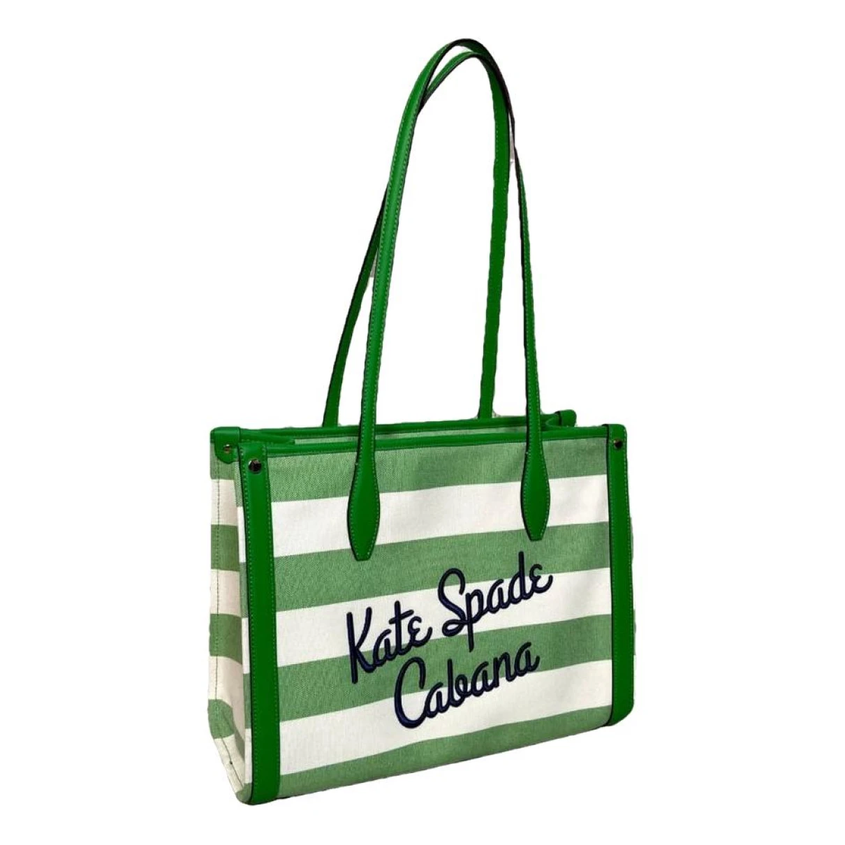 Pre-owned Kate Spade Tote In Green