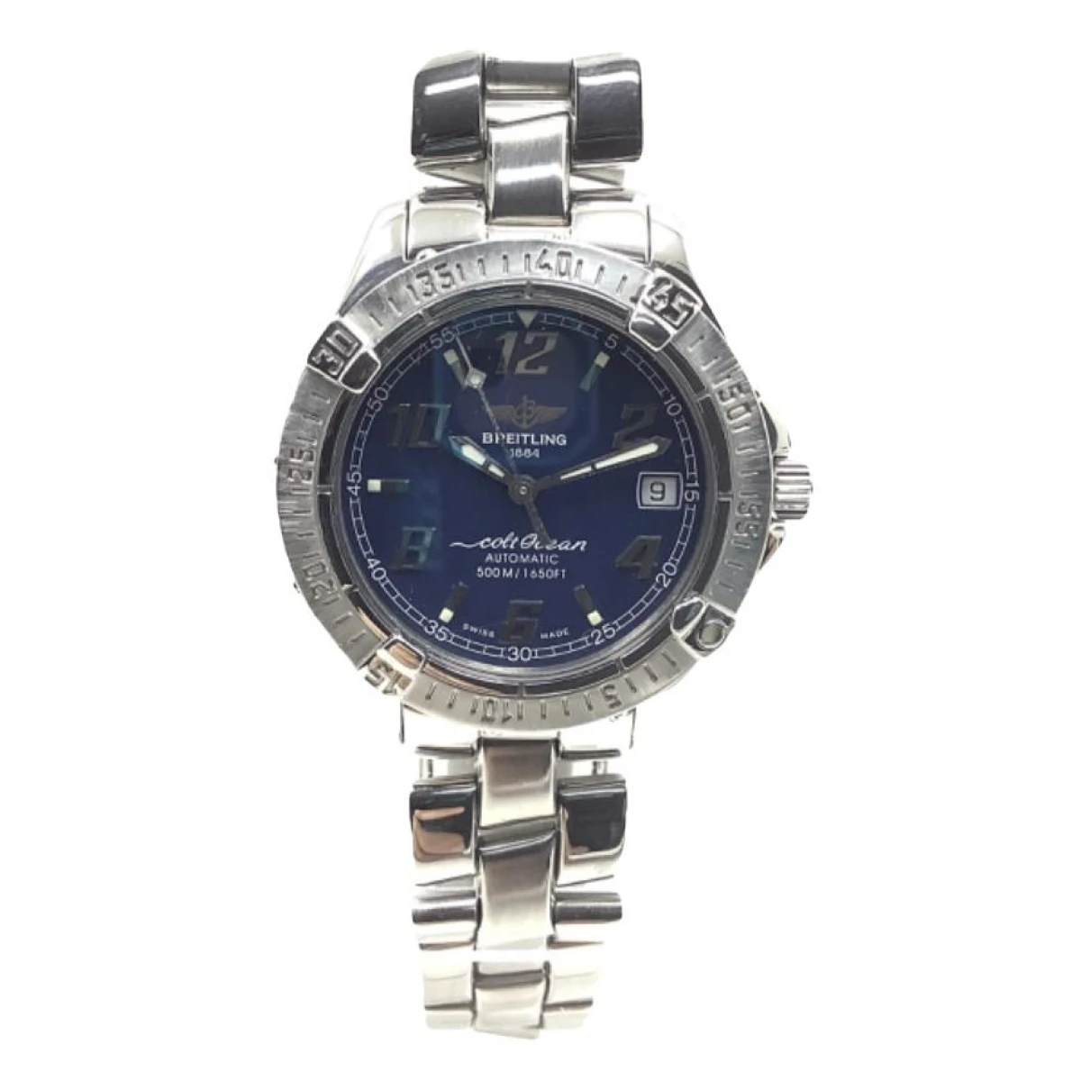 Pre-owned Breitling Colt Watch In Blue