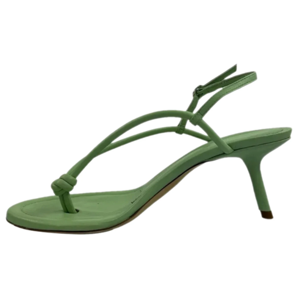 Pre-owned Victoria Beckham Leather Heels In Green