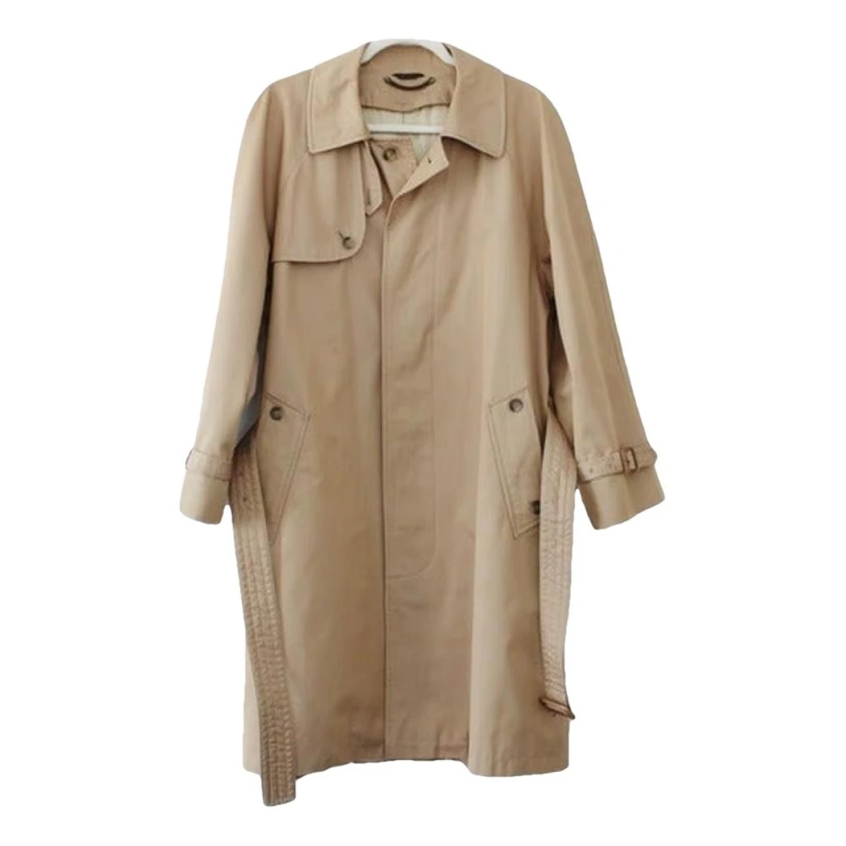 Pre-owned Givenchy Trench Coat In Camel