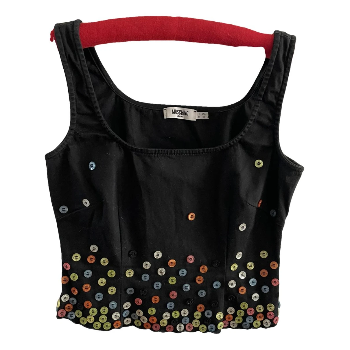 Pre-owned Moschino Corset In Black