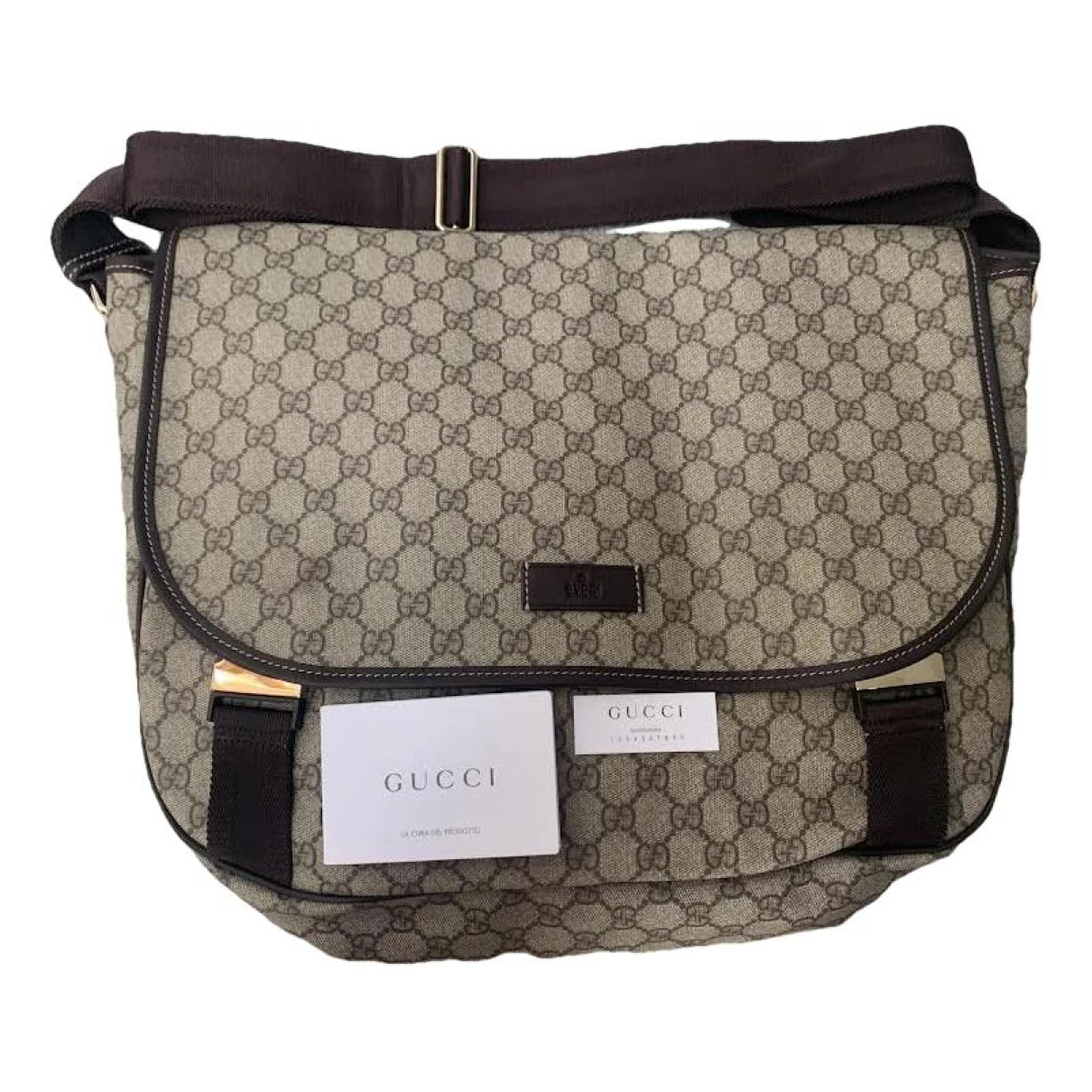 Pre-owned Gucci Leather Small Bag In Brown
