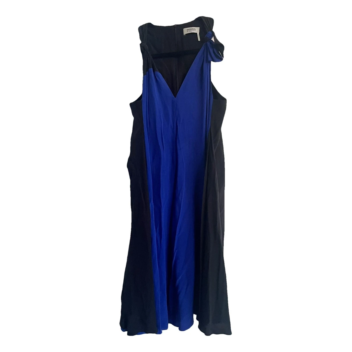 Pre-owned Sonia By Sonia Rykiel Silk Mid-length Dress In Blue