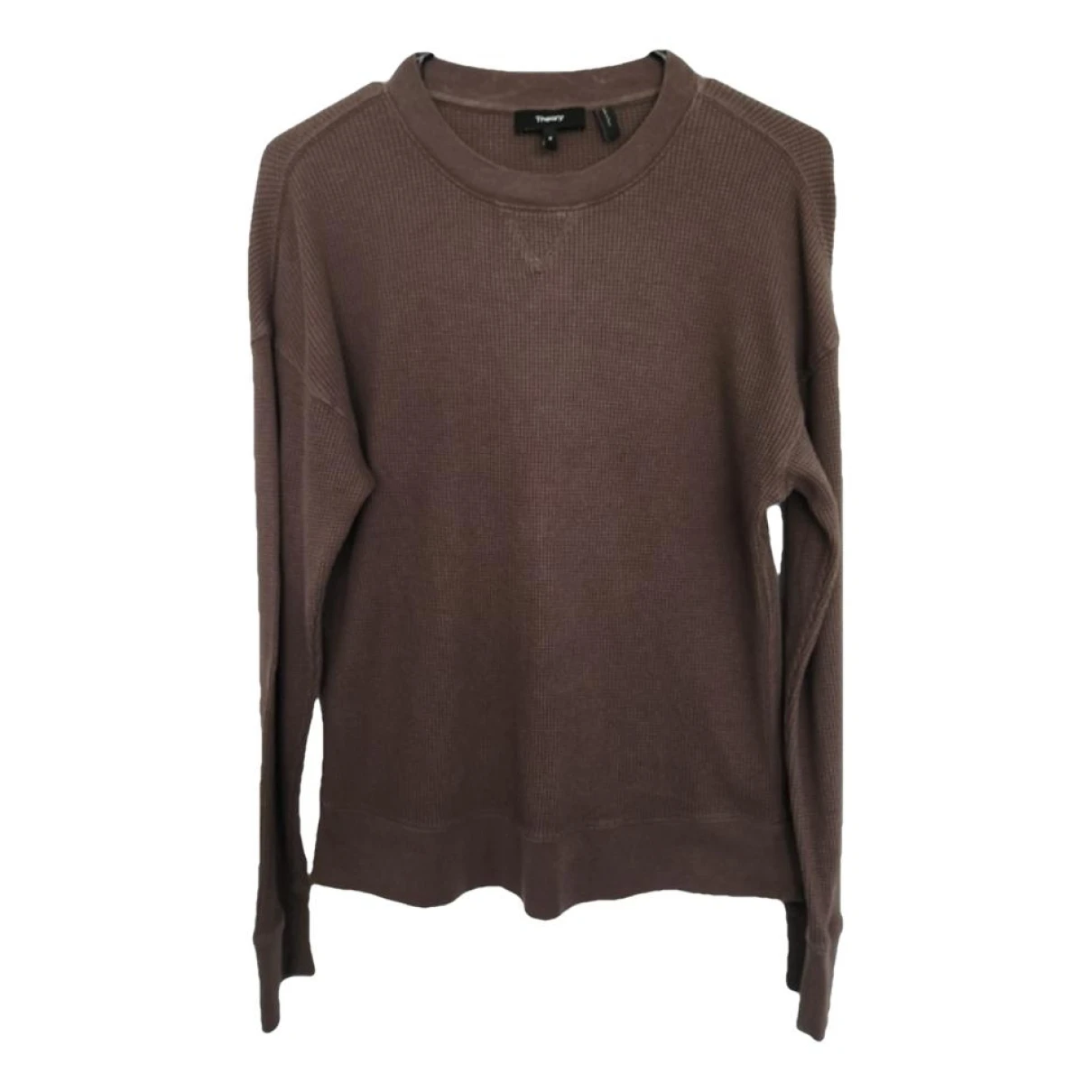 Pre-owned Theory Jumper In Brown