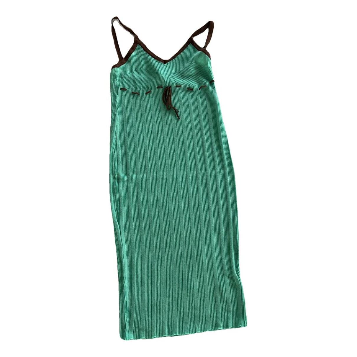 Pre-owned Gimaguas Mid-length Dress In Green