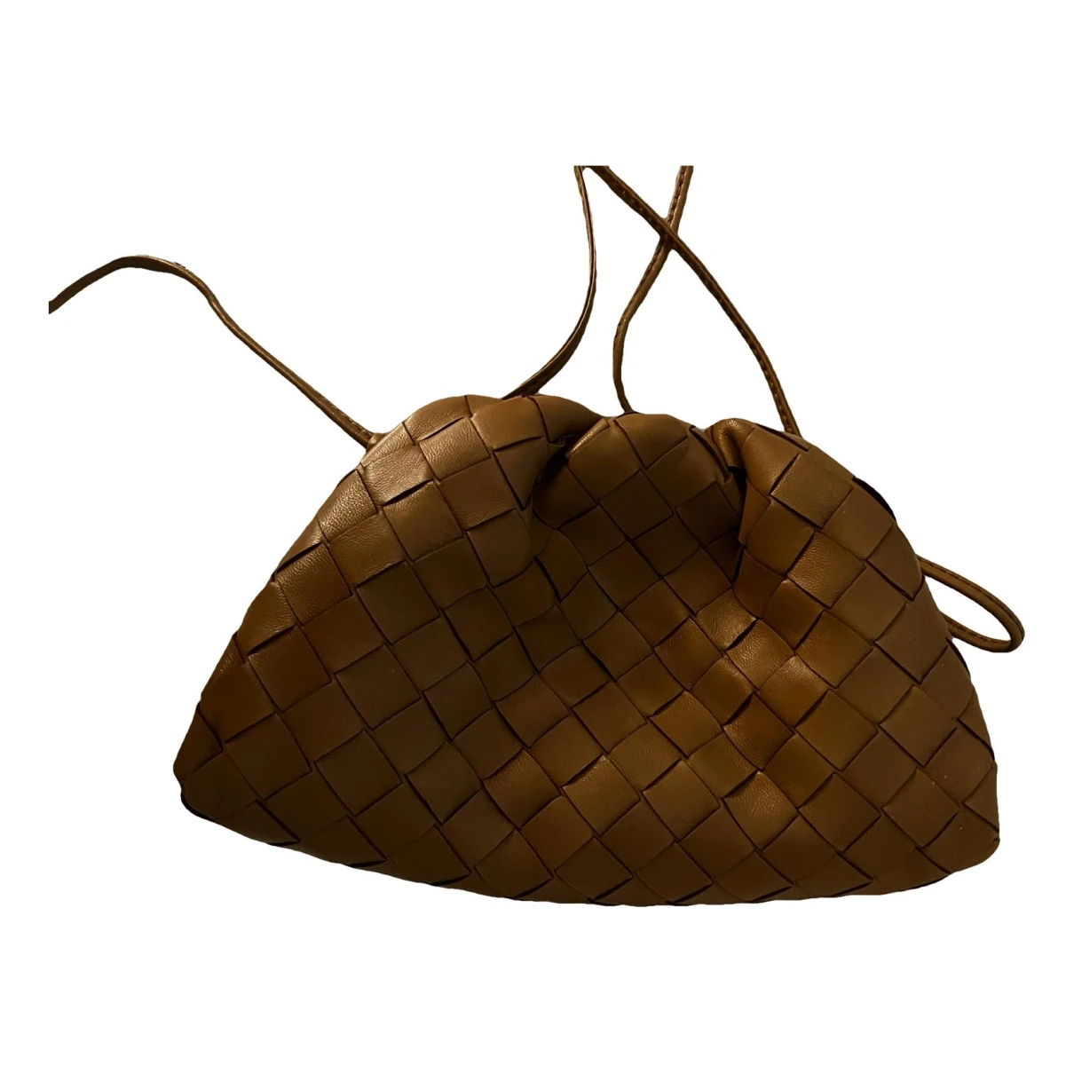Pre-owned Bottega Veneta Pouch Leather Crossbody Bag In Brown