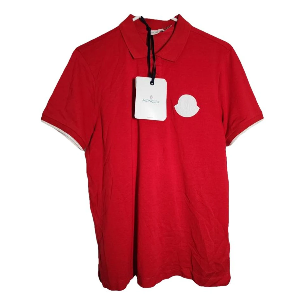 Pre-owned Moncler Polo Shirt In Red