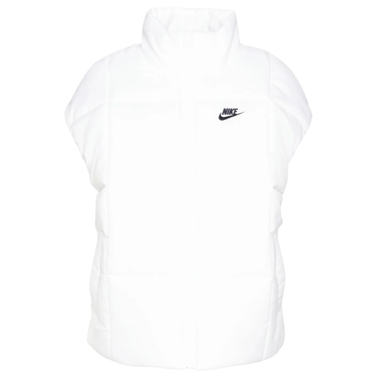 Pre-owned Nike Cardi Coat In White