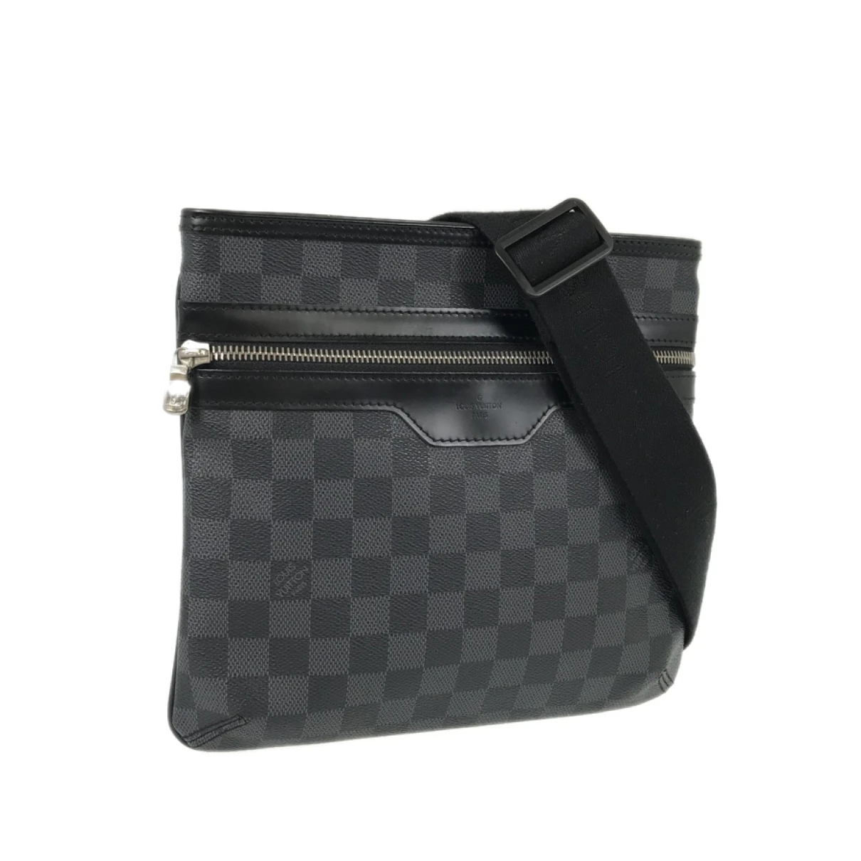 Pre-owned Louis Vuitton Cloth Bag In Black