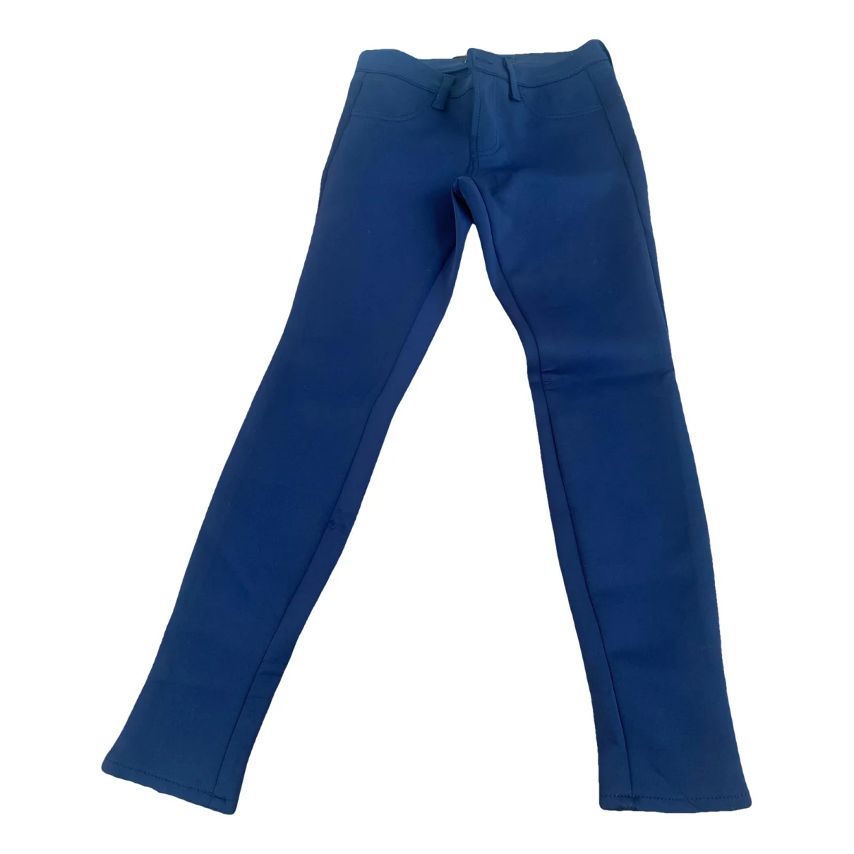 Pre-owned J Brand Trousers In Navy