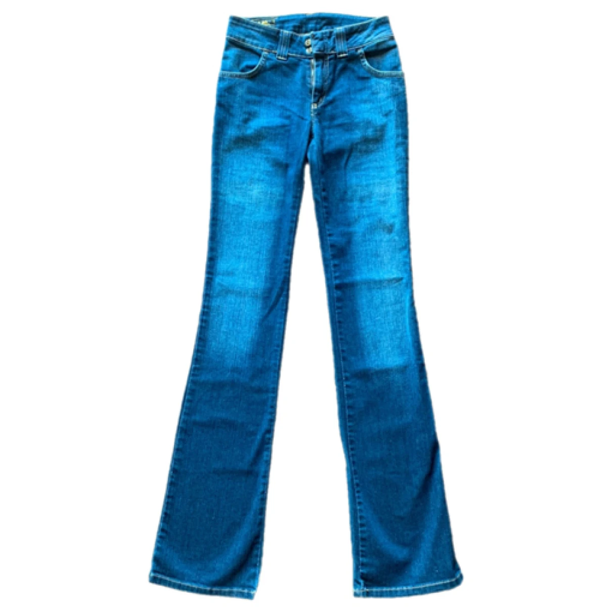 Pre-owned Lee Bootcut Jeans In Blue