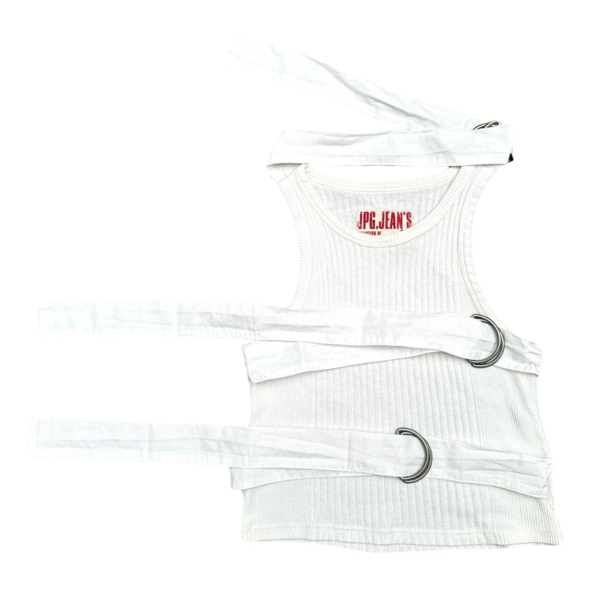Pre-owned Jean Paul Gaultier Vest In White