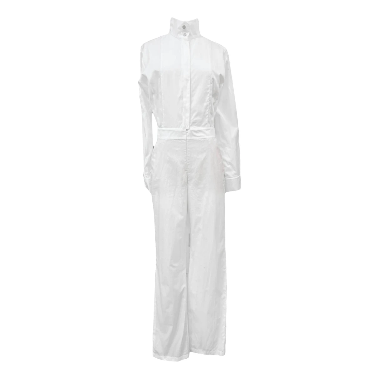 Pre-owned Chanel Jumpsuit In White