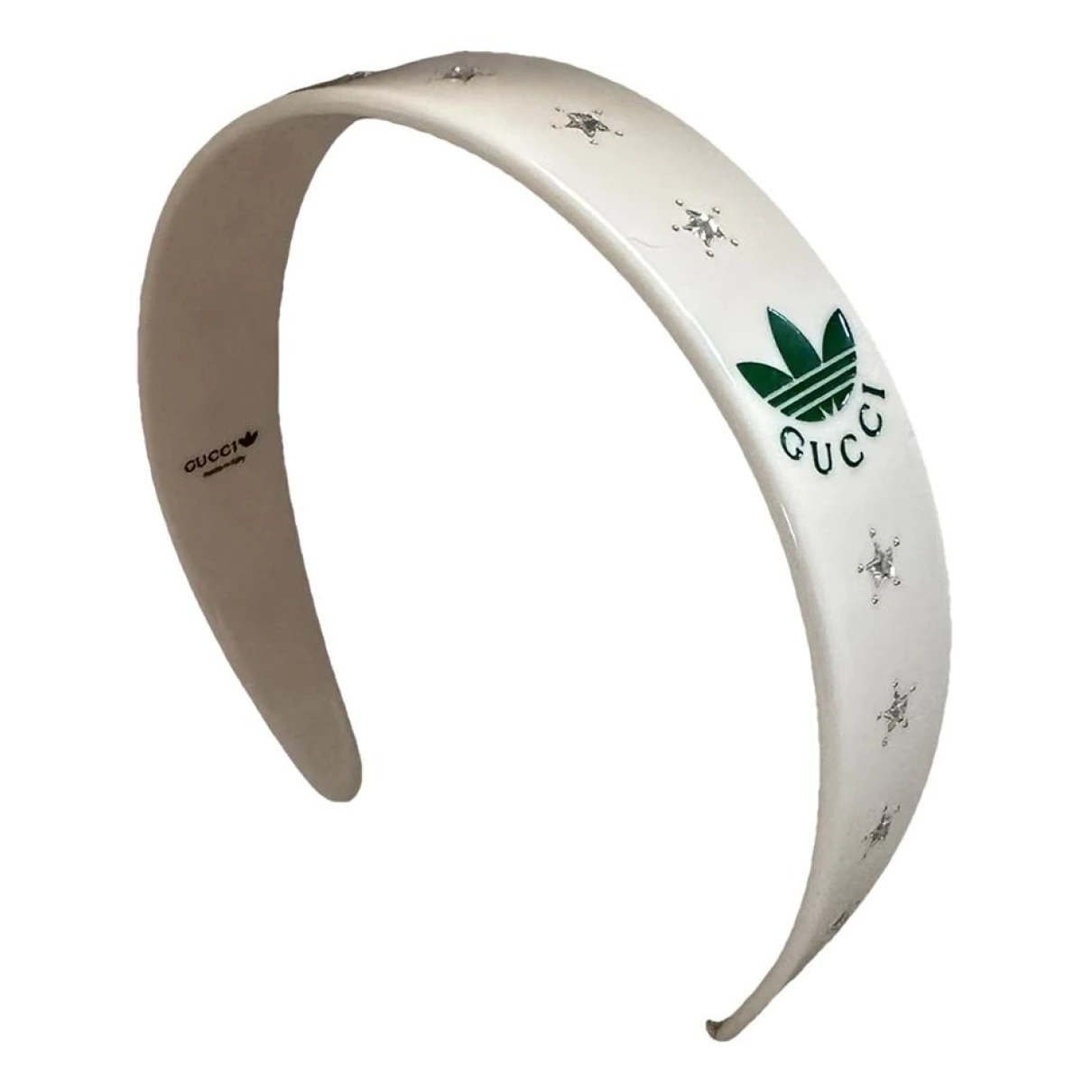 Pre-owned Gucci Hair Accessory In White