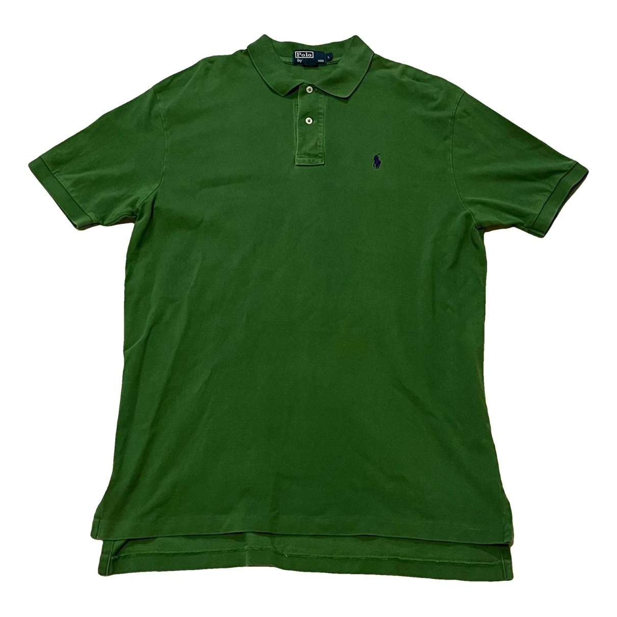 Pre-owned Polo Ralph Lauren Polo Classique Manches Courtes Polo Shirt In Green