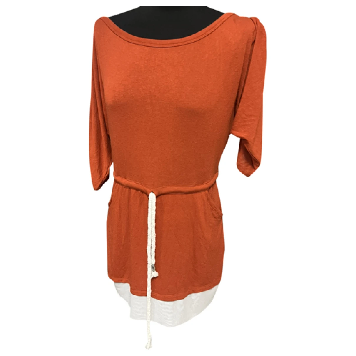Pre-owned Roberto Cavalli Mid-length Dress In Orange