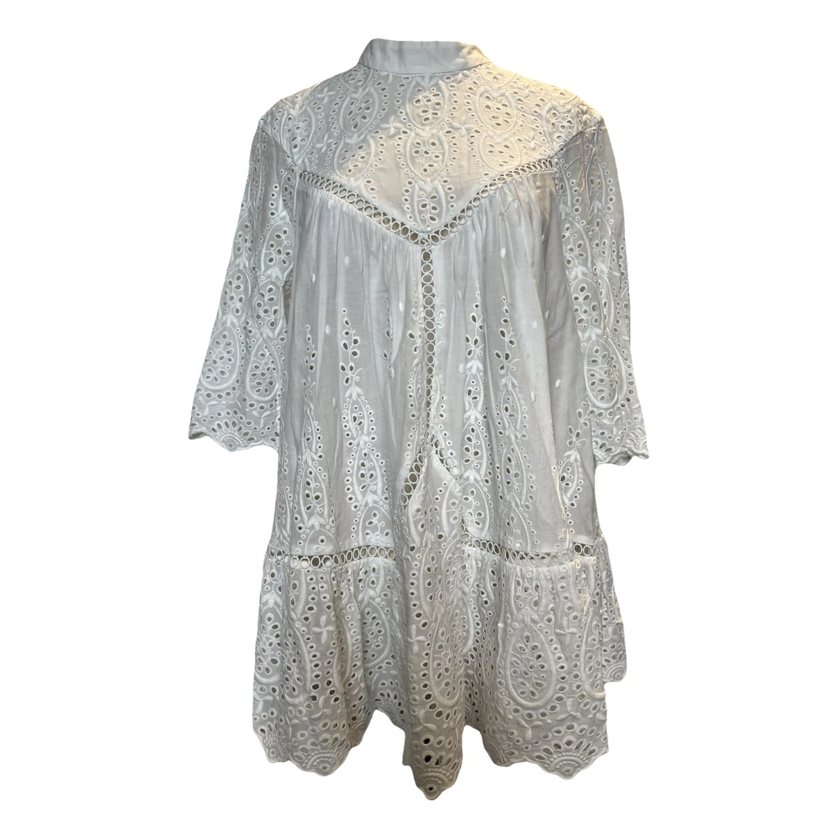 Pre-owned Zimmermann Blouse In White