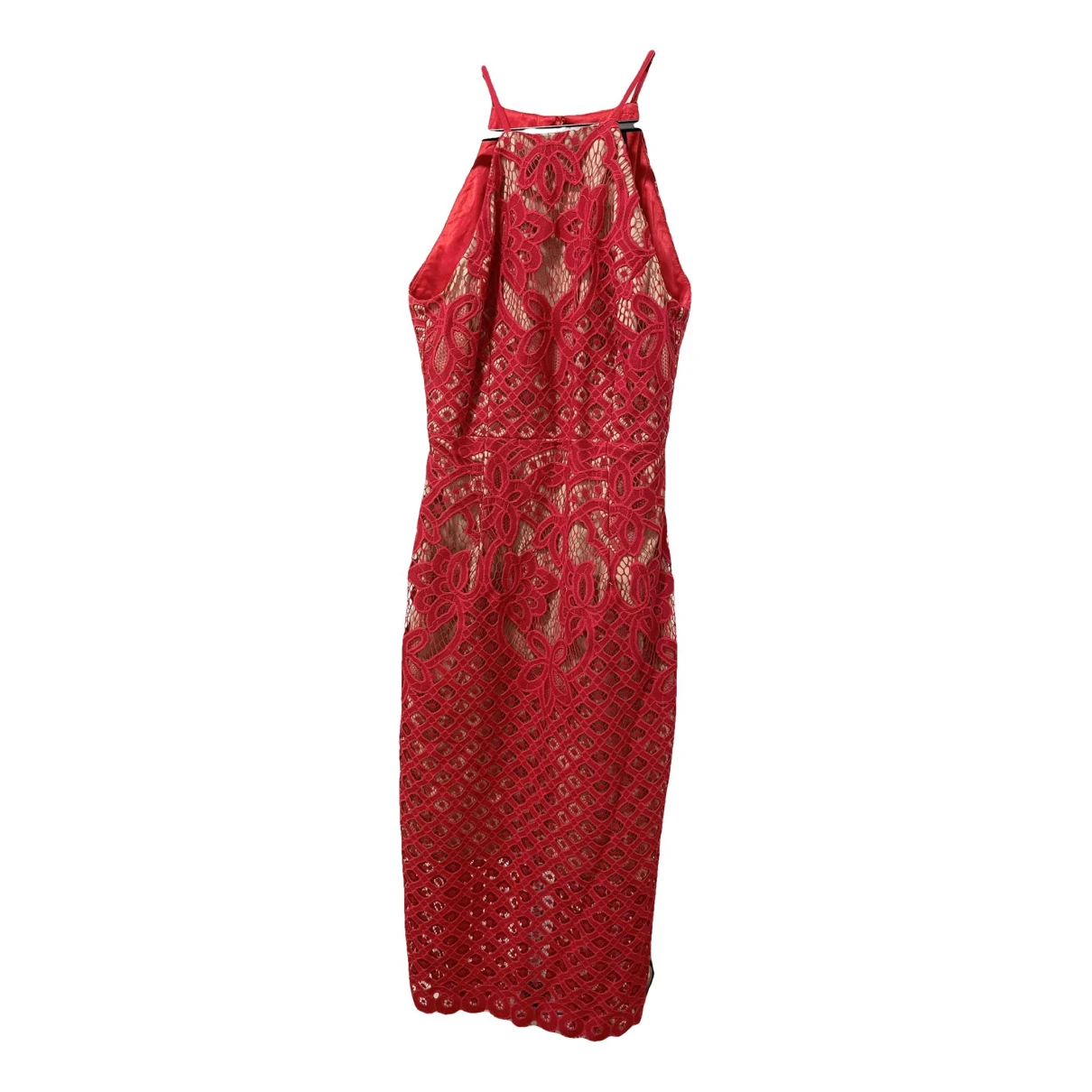 Pre-owned Bardot Mid-length Dress In Red