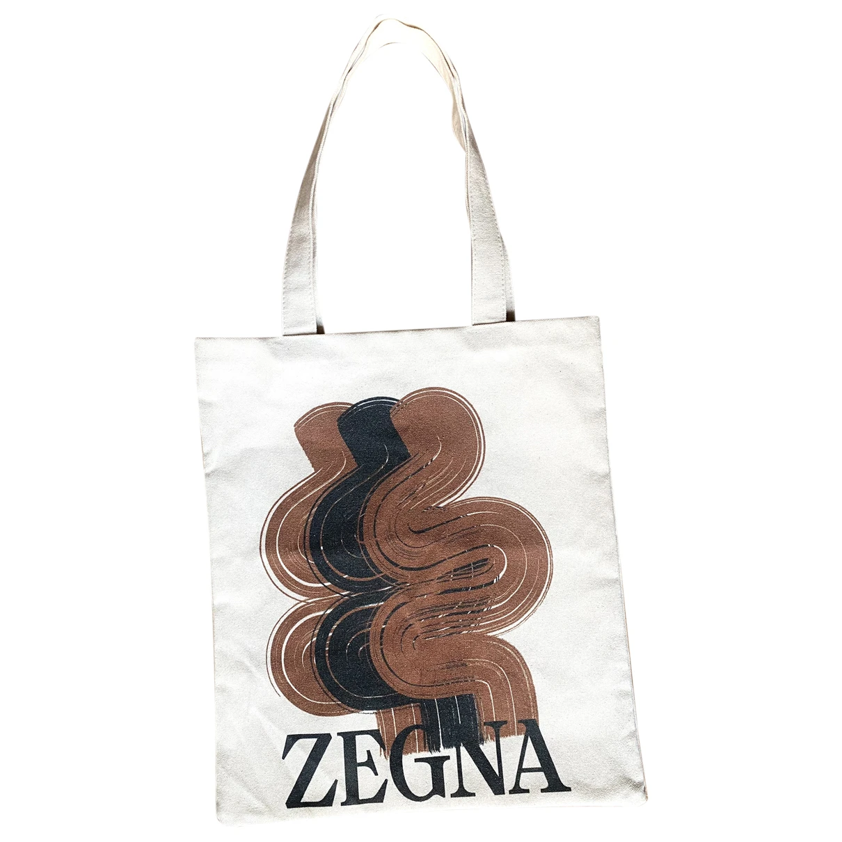 Pre-owned Zegna Tote In Beige