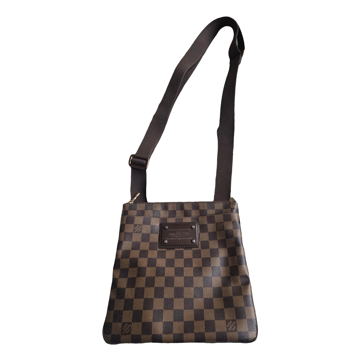 Pre-owned Louis Vuitton Leather Crossbody Bag In Brown
