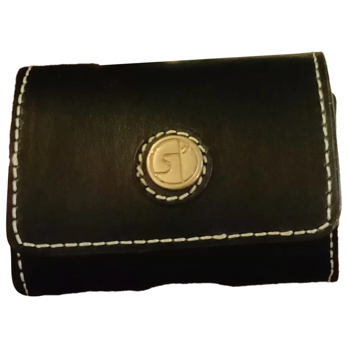 Pre-owned Saks Potts Leather Purse In Black