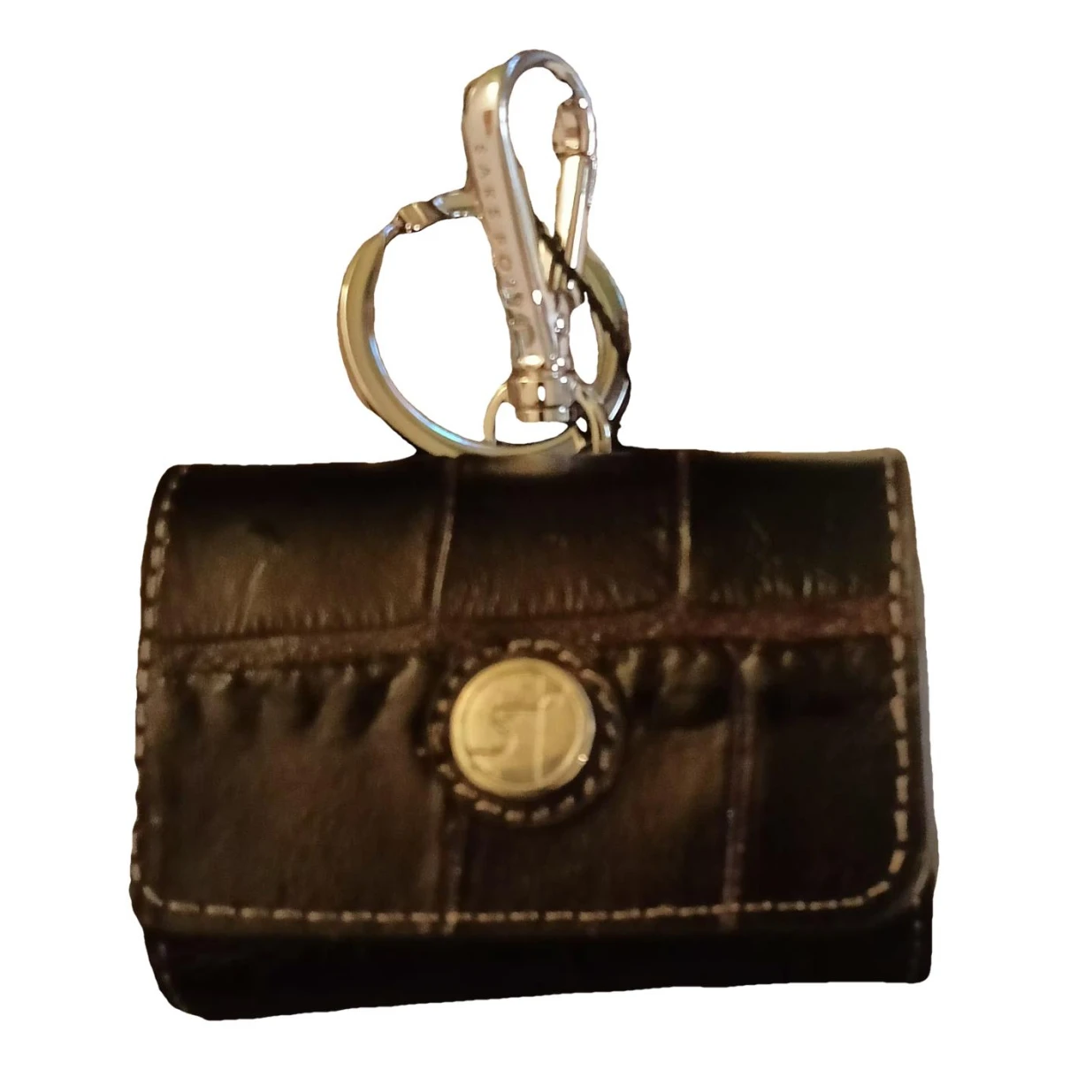 Pre-owned Saks Potts Leather Purse In Brown
