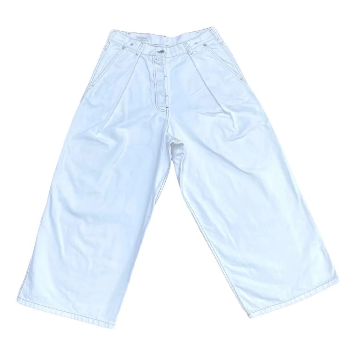 Pre-owned Dries Van Noten Large Jeans In White