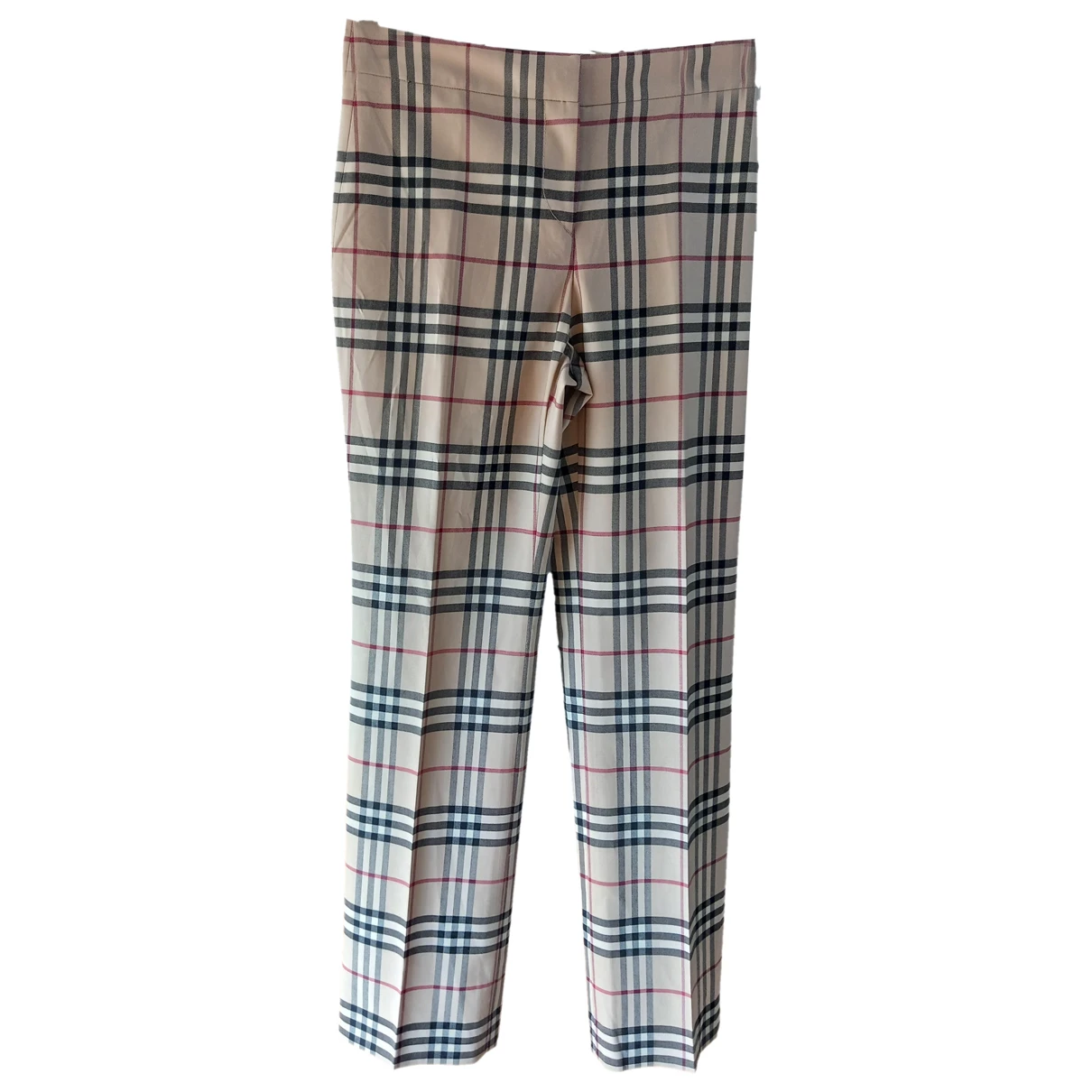 Pre-owned Burberry Wool Large Pants In Other