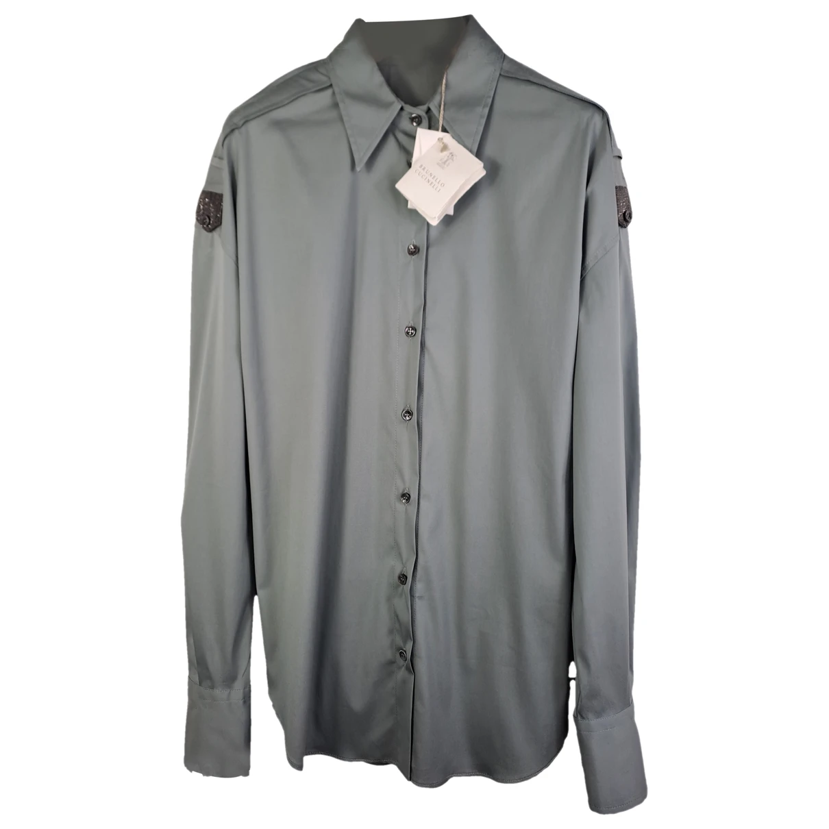 Pre-owned Brunello Cucinelli Shirt In Green