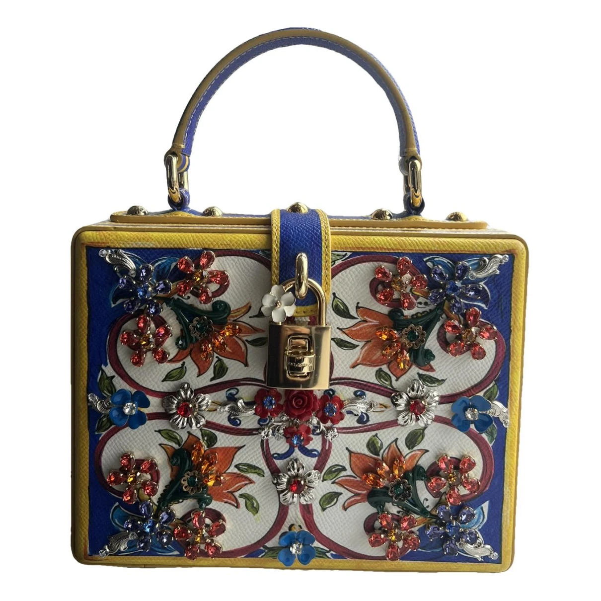 Pre-owned Dolce & Gabbana Leather Handbag In Multicolour