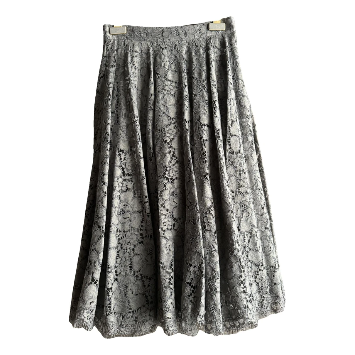 Pre-owned Dolce & Gabbana Mid-length Skirt In Grey