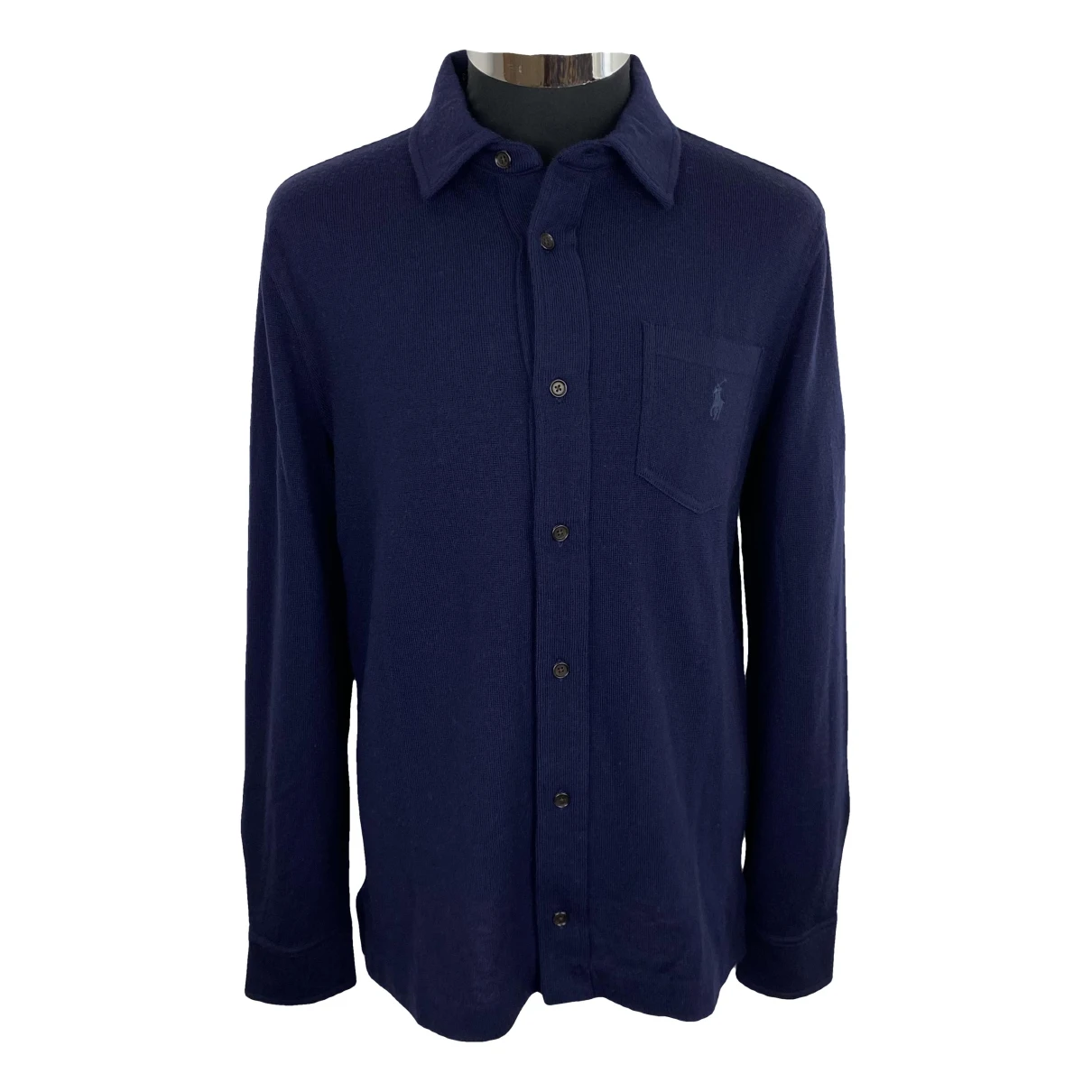Pre-owned Polo Ralph Lauren Wool Shirt In Navy