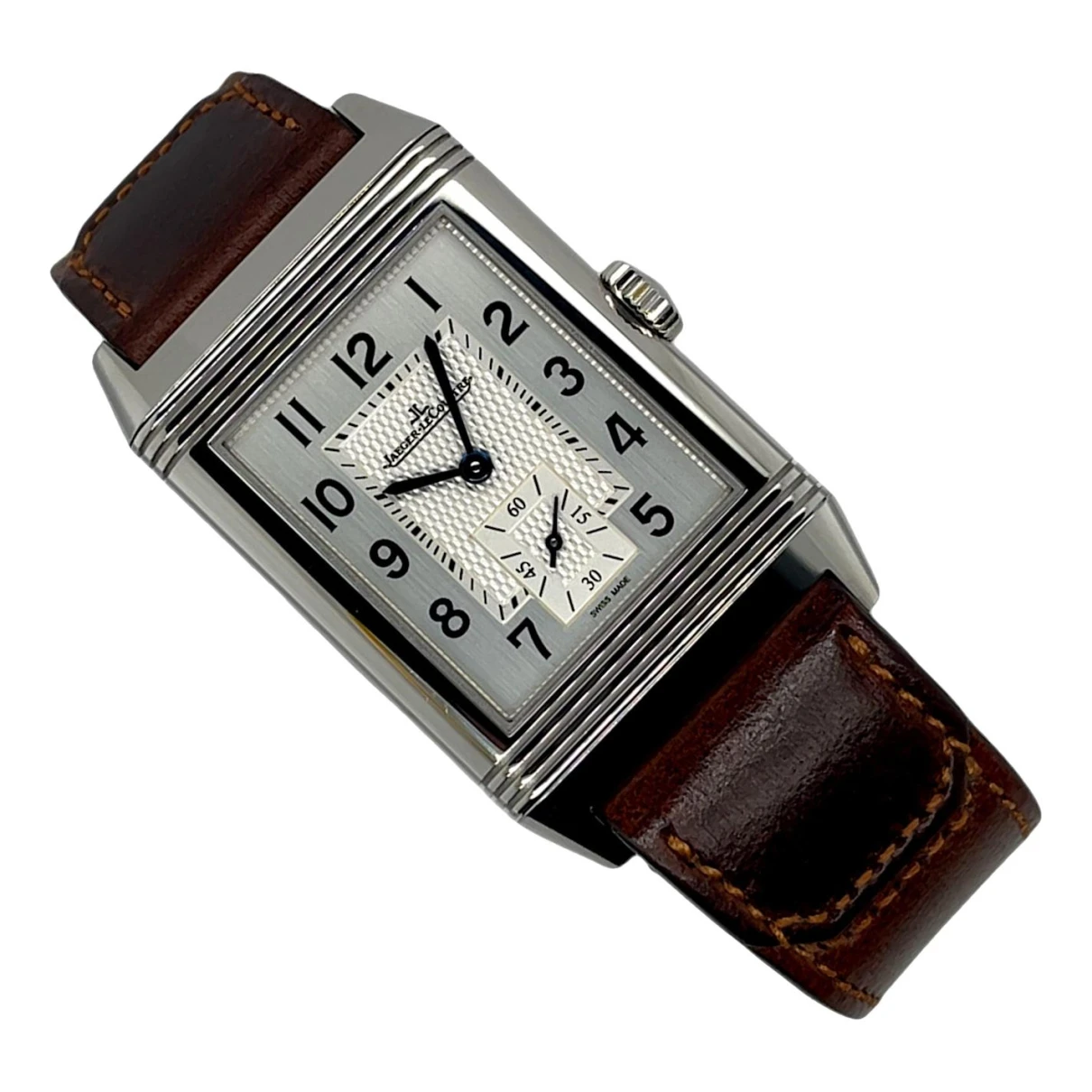 Pre-owned Jaeger-lecoultre Reverso Grand Modã¨le Watch In Silver